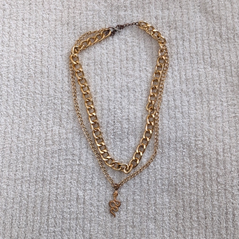 Gold Snake costume jewelry
